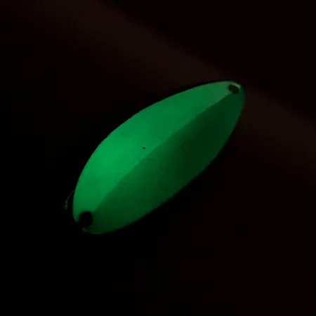 Little Cleo (Hula Girl) Ondulante, Glow Blanc/Vert/Nickel, 5g, #7785