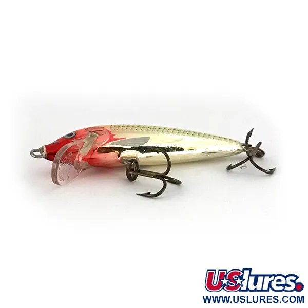 Rapala Original Floater F5 Minnow, Rouge-Jaune, 2,3g, Balsa, #7793