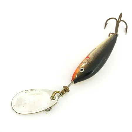 Blue Fox Vibrax Minnow Spin 1 Cuiller, Argent, 4g, Leurre Hybride, #7813