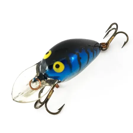 BOMBER FAT A B03F Crankbait, Bleu Métallique, 2g, Flottant, #7826