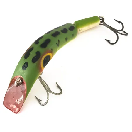 Mill Run Beno Leurres Articulé, Frog, 7g, Bavette Rouge, #7846