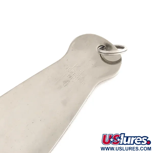 K-B Bait K-B Spoon 4 Cuiller, Nickel, 50g, Gros Brochets, #7849