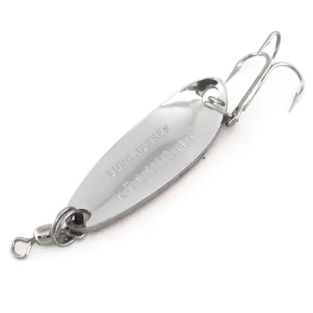 Luhr Jensen Krocodile Cuillère, Nickel martelé/Rouge, 9g, Lancé, #7869