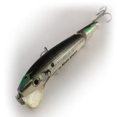 Rebel Floater Mystic Minnow Articulé, Argent/Blanc, 8g, #7882