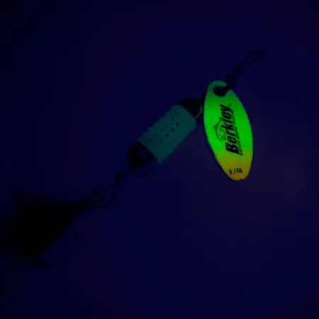 Berkley Scent Vent UV Cuillère, Jaune Fluorescente, 2,5g, UV, #7886