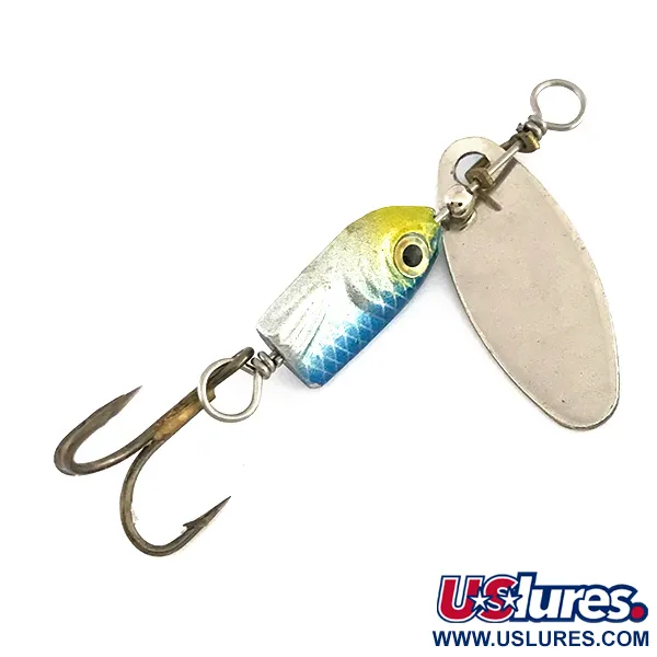 Blue Fox Flash Deep Runner Cuiller, Nickel / Bleu, 4g, Corps Plomb, #7887