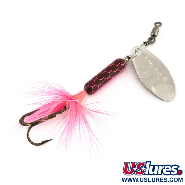 Luhr Jensen Bang Tail 2 Cuiller, Nickel / Rose, 5.5g, Triple Plumé, #7893