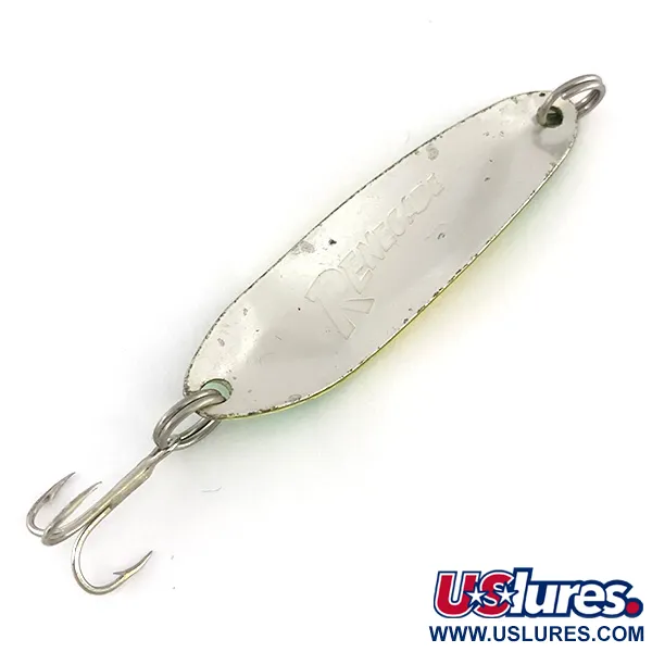 Cuillère Renegade, Argent / Jaune / Vert, 9g, Métal Martelé, #7898