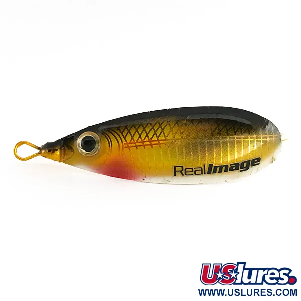 Bass Pro Shops Real Image Lazer Eye Cuillère, Or, 12g, #7905