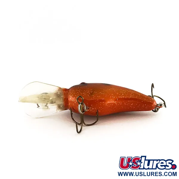 Strike King 4XD Crankbait Profond, Orange Pailleté, 10g, #7913
