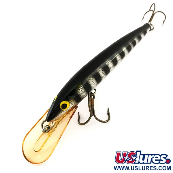 Bagley's Diving Bang-O-Lure Poisson nageur, Argent / Noir, 12.5g, #7914