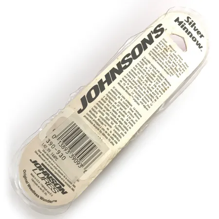 Weedless Johnson Silver Minnow Cuillère, Gris/Noir/Rouge, 14g, #7943