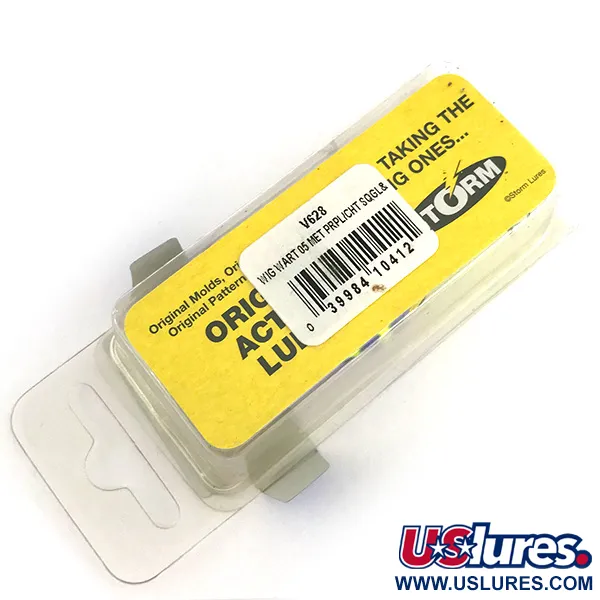 Storm Wiggle Wart Poisson Nageur, Violet / Jaune Fluo, 11g, #7944