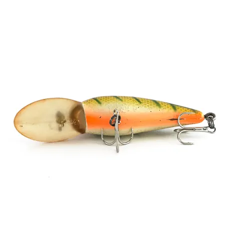 Bomber Model 7A Crankbait, Vert-Or-Orange, 14g, Billes bruiteuses, #7949