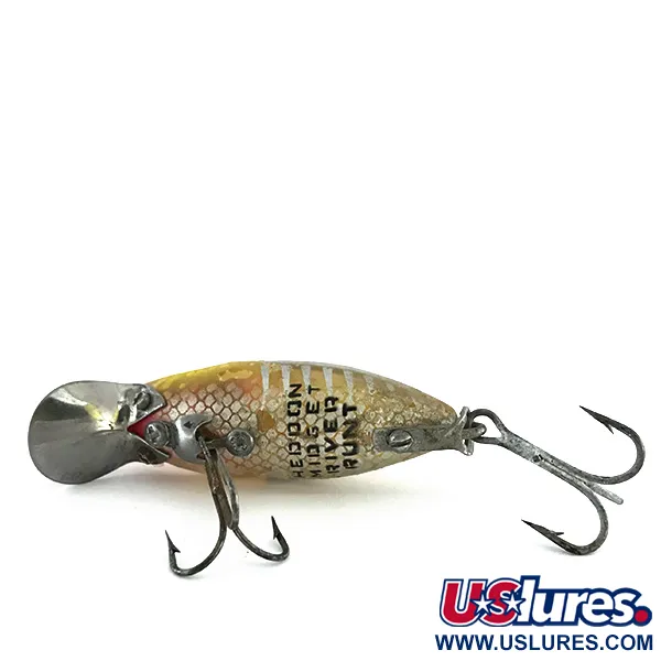 Heddon River Runt Midget Poisson-nageur, Jaune-Rouge-Argent, 10g, #7953