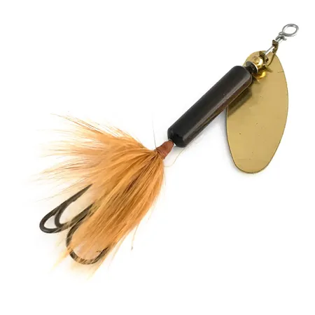 Worden’s Original Rooster Tail Cuiller, Noir/Or, 7g, Plumes, #7975