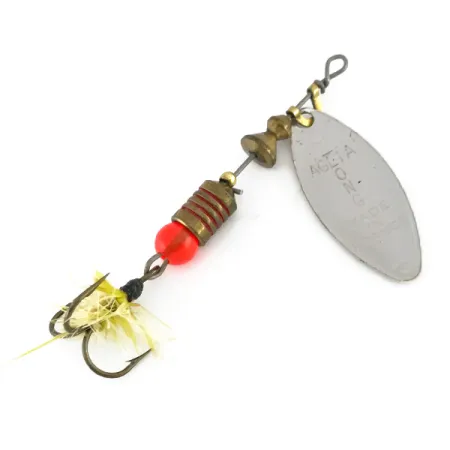 Mepps Aglia Long 1 Lightnin Cuiller, Argent/Or Pailleté, 4,5g, #7978