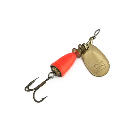 Blue Fox Super Vibrax 0 Cuiller, Or / Orange Fluorescent, 3,4g, #7982