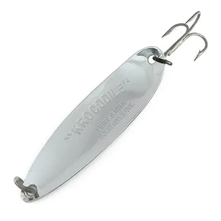 Luhr Jensen Krocodile Die #5 Cuillère, Nickel / Frog, 28g, #8002