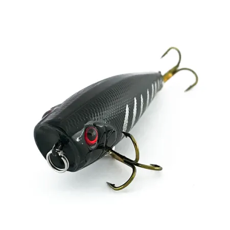 Bass Pro Shops XTS Speed Lures Popper, Noir / Argent, 7g, #8009