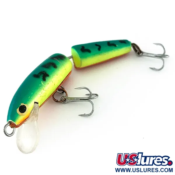 Rapala Jointed J-7 UV Poisson-nageur, Fire Tiger, 4g, UV, #8011
