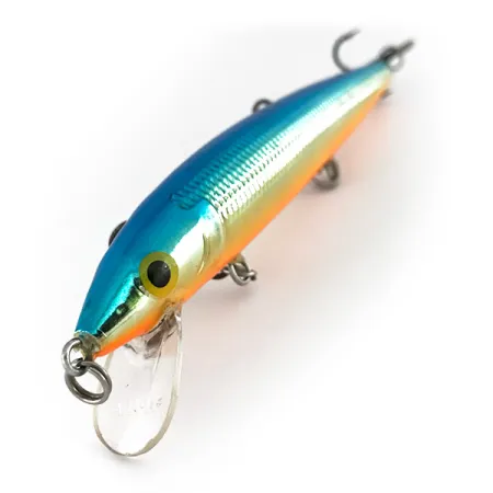 Rapala Husky Jerk 12 Jerkbait, Bleu Or, 13g, Suspending, #8012