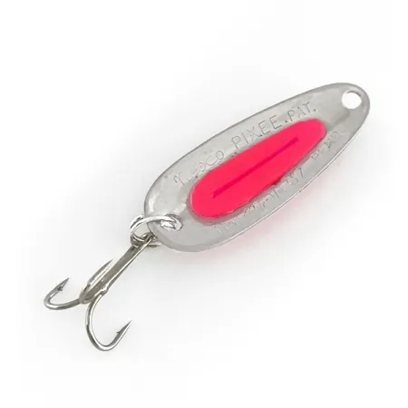 Blue Fox Pixee UV Cuillère, Nickel Martelé/Rose, 4.5g, Insert UV, #8023