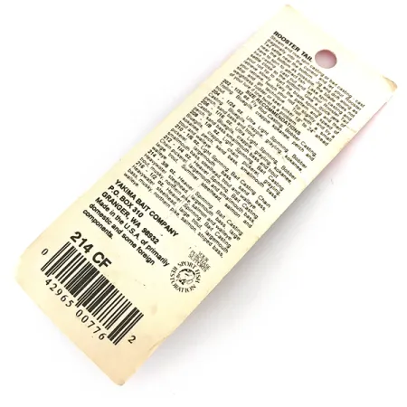 Worden’s Original Rooster Tail UV Cuiller, Gold/Orange, 11g, UV, #8030