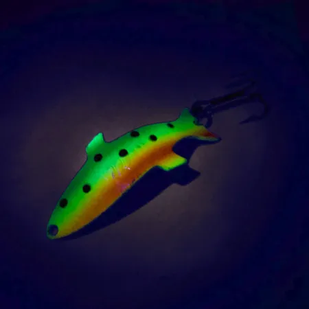 Acme Phoebe UV Cuillère, Fire Tiger, 5.5g, Réactif UV, #8041