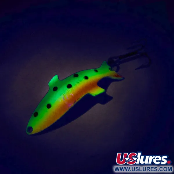 Acme Phoebe UV Cuillère, Fire Tiger, 5.5g, Réactif UV, #8041