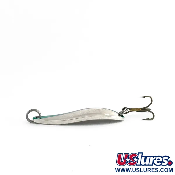 Acme Fiord Spoon Cuillère, Nickel / Vert, 7g, Vintage, #8044