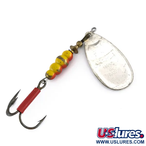 Mepps Aglia 5 Cuiller, Noir/Blanc/Argent, 14g, #8045