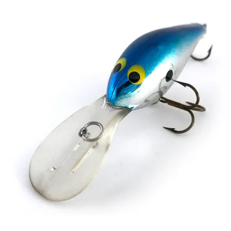 Norman DD 14 Crankbait, Mirror Silver / Bleu Clair, 16g, Rattle, #8050