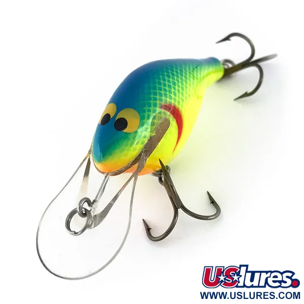 Renegade Little Diver Crankbait, Chartreuse, 11g, Bois Jelutong, #8051
