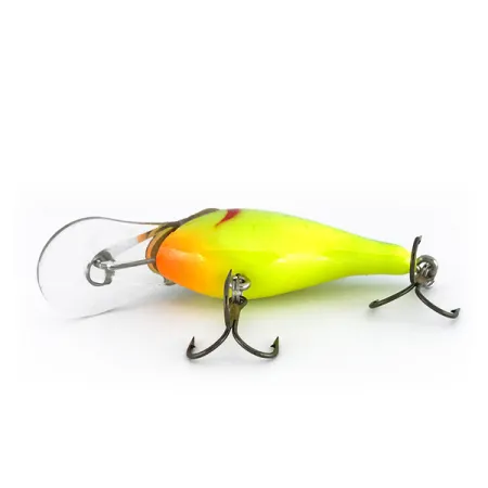 Renegade Little Diver Crankbait, Chartreuse, 11g, Bois Jelutong, #8051