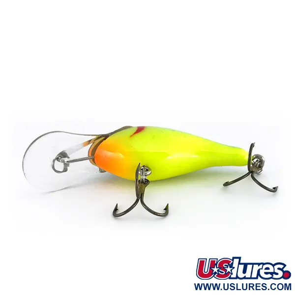Renegade Little Diver Crankbait, Chartreuse, 11g, Bois Jelutong, #8051