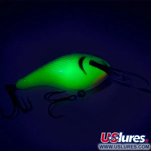 Renegade Little Diver Crankbait, Chartreuse, 11g, Bois Jelutong, #8051