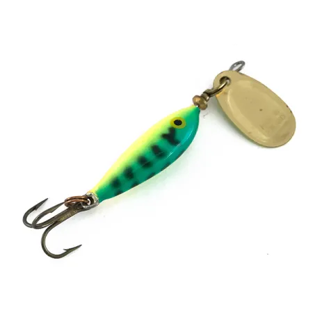 Blue Fox Vibrax Minnow Spin 1 UV Cuiller, Fire Tiger, 4g, UV, #8062