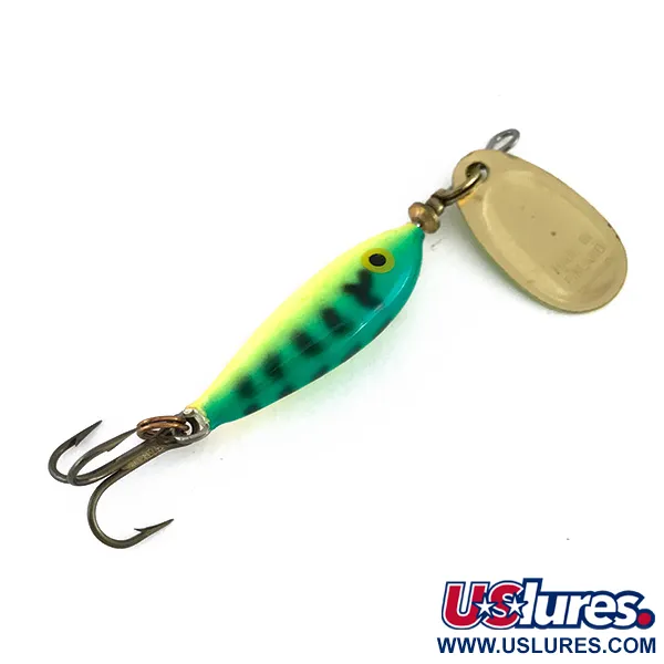 Blue Fox Vibrax Minnow Spin 1 UV Cuiller, Fire Tiger, 4g, UV, #8062