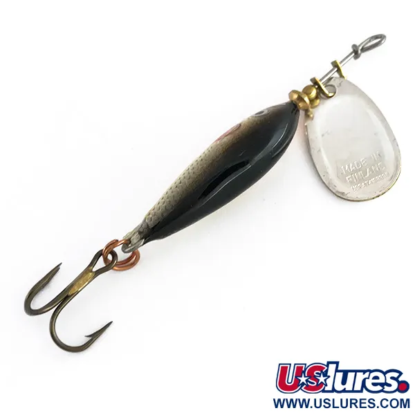 Blue Fox Vibrax Minnow Spin 1 Cuiller, Argent, 4g, Corps Minnow, #8063