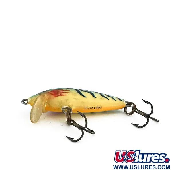 Rapala Original Floater F4 Poisson Nageur, Fire Tiger, 2g, Balsa, #8073
