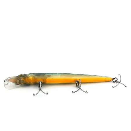 Rapala Husky Jerk 12 Jerkbait, Or/Bleu, 13g, Suspending, #8078