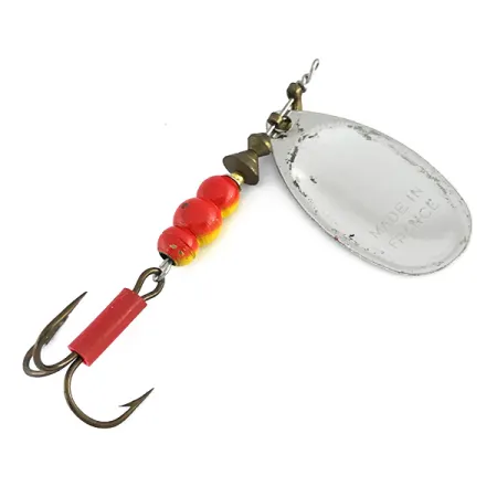 Mepps Aglia 4 Cuiller Tournante, Argent, 9g, British French Pat, #8085