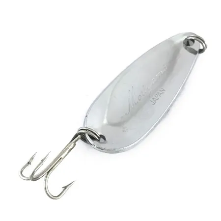 Moriyama Cuillère, Nickel / Bleu, 7g, Motif festonné, #8088