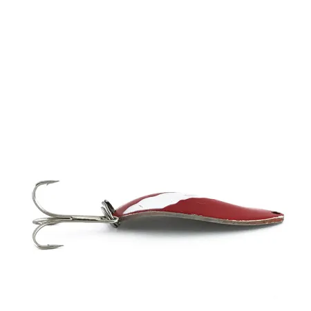 Little Cleo (Hula Girl) Cuillère, Rouge / Blanc / Nickel, 18g, #8089