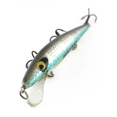 Smithwick Suspending Rattlin’ Rogue Minnow, Argent/Bleu, 10g, #8101