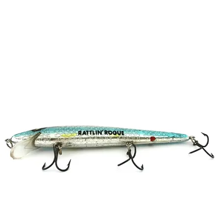 Smithwick Suspending Rattlin’ Rogue Minnow, Argent/Bleu, 10g, #8101