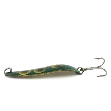 Luhr Jensen Krocodile Die #5 Cuillère, Frog/Laiton, 28g, Laiton, #8110