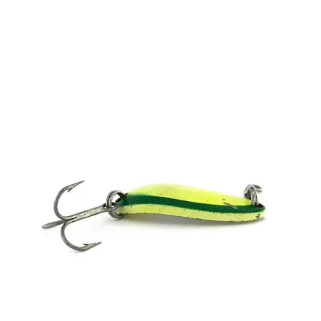 Luhr Jensen Krocodile UV Cuillère, Jaune/Vert, 9g, Revêtement UV, #8112