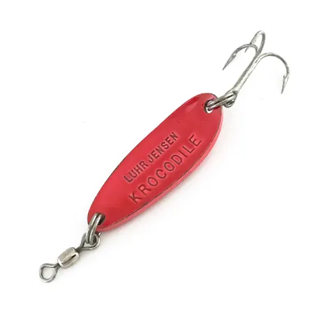 Luhr Jensen Krocodile UV Cuillère, Red/Rainbow, 9g, UV-Finish, #8116
